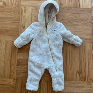 Northface baby fleece one piece